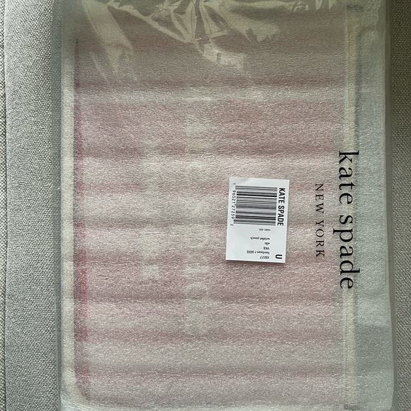 kate spade Wristlet Ella Lt Red/cream Mesh/white leather trim New with tags - Picture 9 of 11